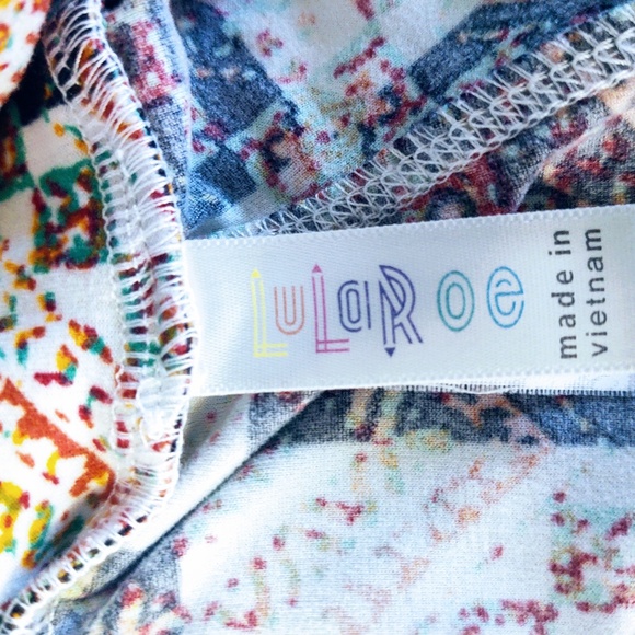 EUC LULAROE LIGHTWEIGHT EARTH TONE COLORS FALL LEGGINGS YOGA WALKING SMALL - Picture 5 of 5